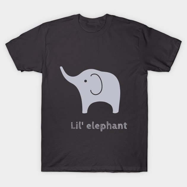 Lil' Elephant T-Shirt by infinitoo